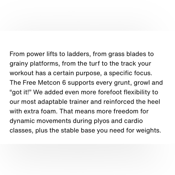 Men’s Nike Free Metcon 6 - Picture 7 of 7